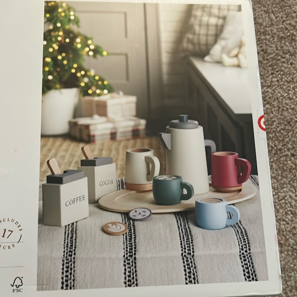 Hearth & Hand Kids Coffee and Cocoa Set - Multicolor New